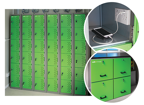 SafeCharge lockers Oasis PowerStation