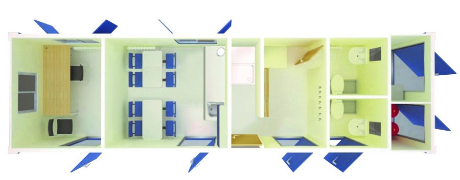 EcoLogic All-In-One Shower Options: Oasis Welfare Units