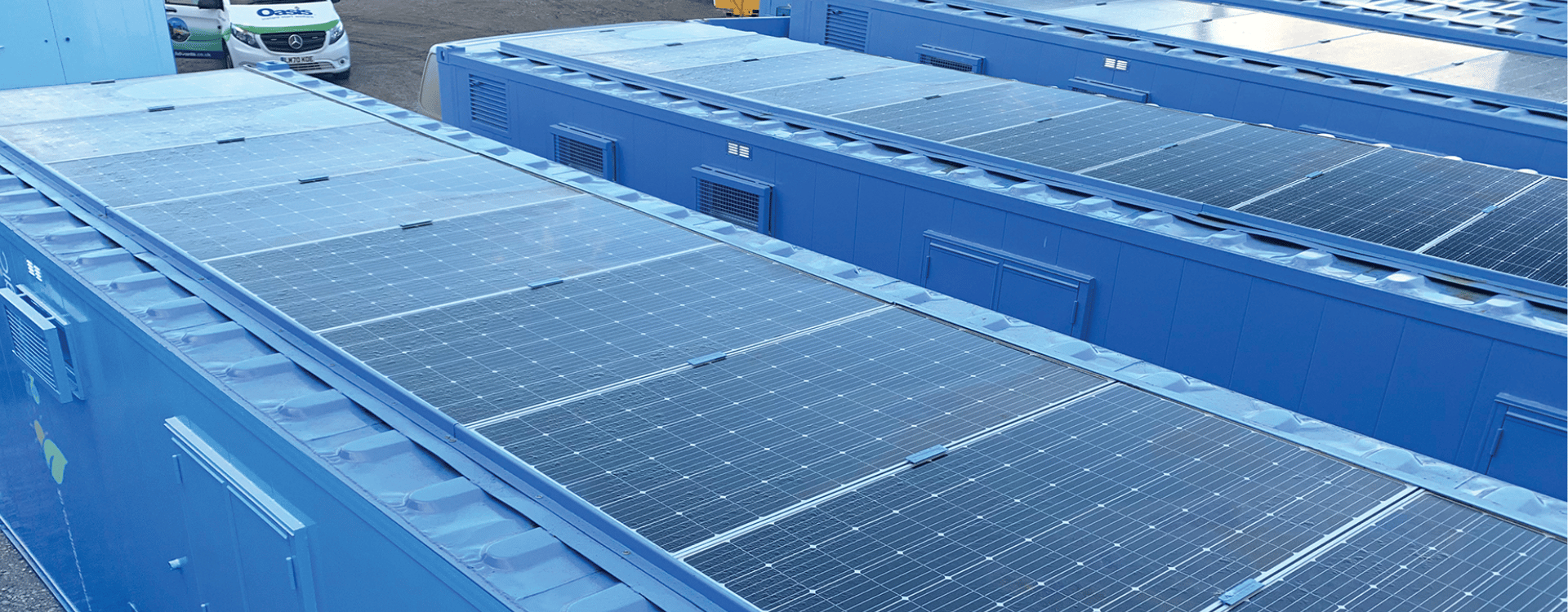 Solar welfare units available for hire - Oasis site cabins