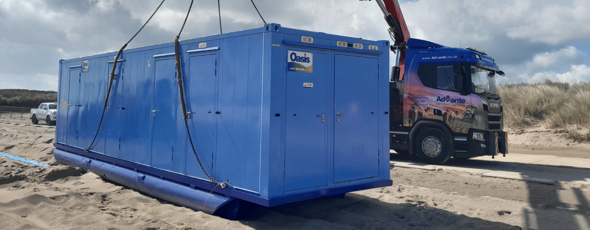 Oasis welfare units delivered almost anywhere for hire nationwide